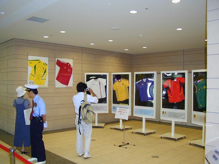 埼玉スタジアム2002　2002年のスタジアムツアー　2002年日韓ワールドカップ　展示品　ユニフォーム