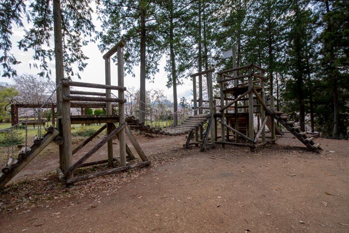 羊山公園 冒険の森わんぱく広場(アスレチック)