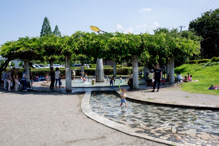 上平公園 水遊び