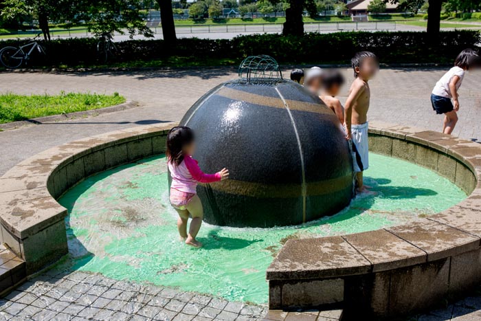 上平公園 水遊び