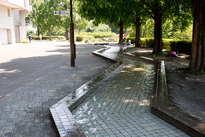 上平公園 水遊び