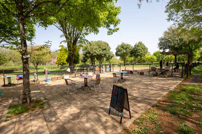 川越公園(川越水上公園) ドッグラン 入口広場