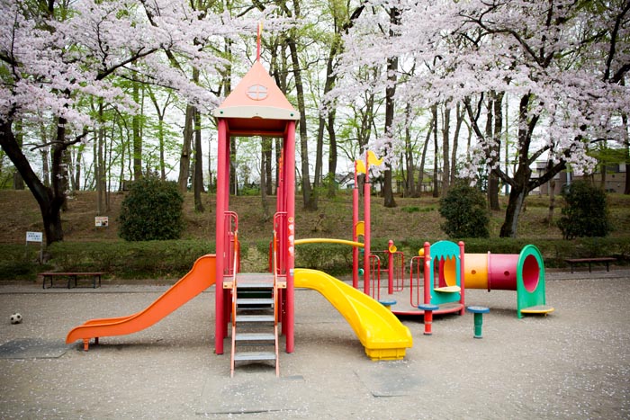 北本市子供公園 幼児対象の小型複合遊具