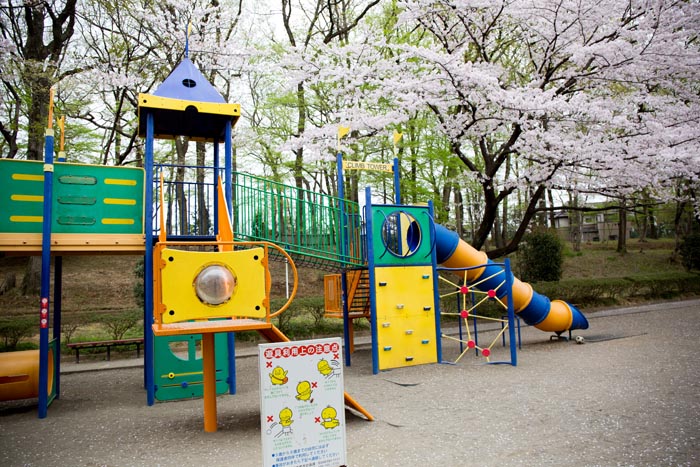北本市子供公園 大型複合遊具の高学年対象エリア