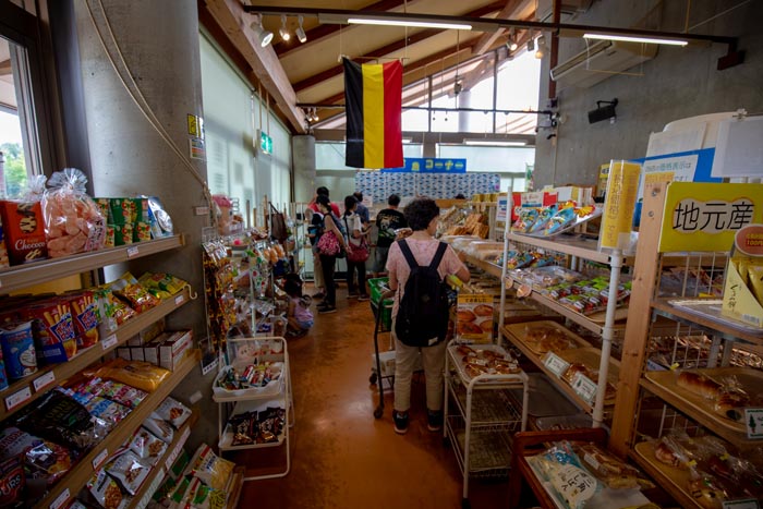 キヤッセ羽生 むじなも市場 店内