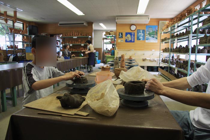 さきたま古墳公園 はにわの館 埴輪作り体験