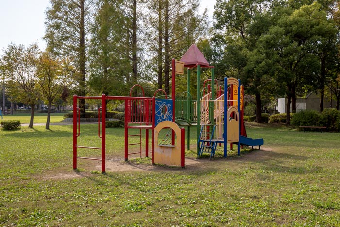 松伏記念公園 小型の複合遊具
