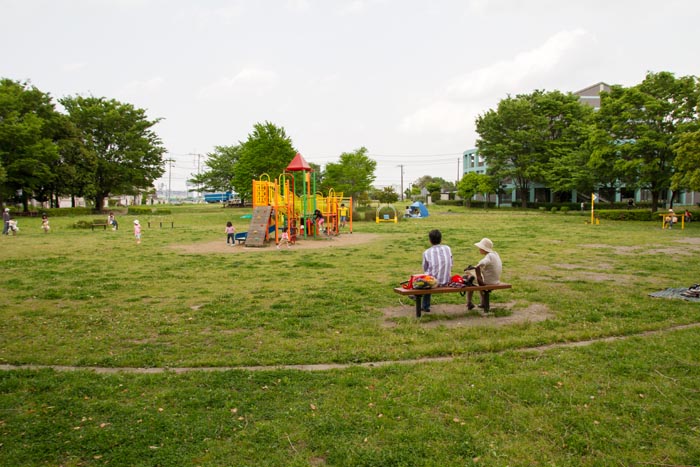 松伏記念公園 小型の複合遊具