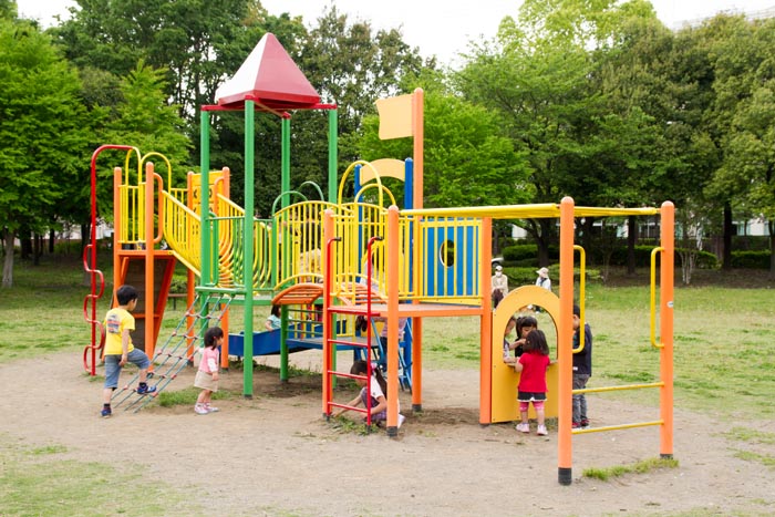 松伏記念公園 小型の複合遊具
