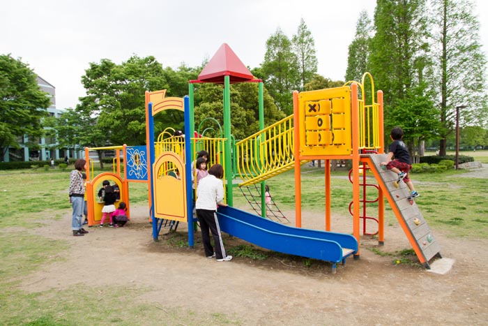 松伏記念公園 小型の複合遊具
