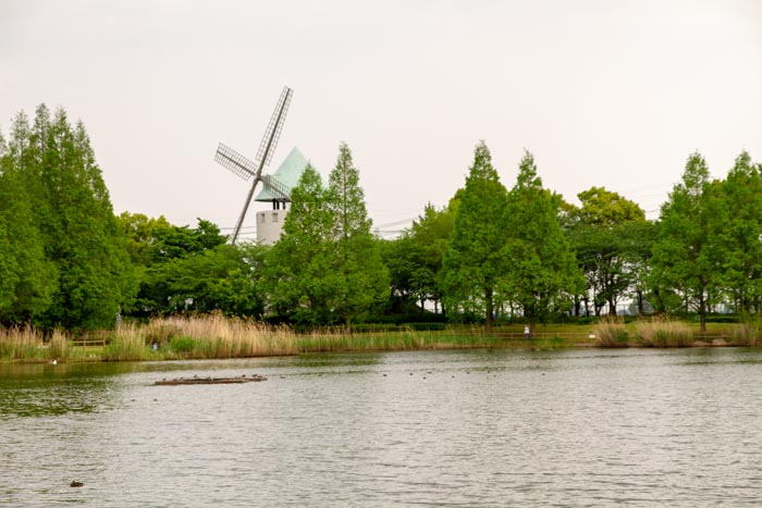松伏総合公園　展望風車（スペイン風）　2011年撮影