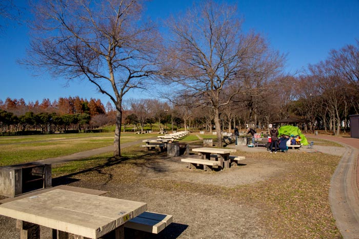 みさと公園 埼玉県三郷市 バーベキュー場 炊飯場 公園へ行こう