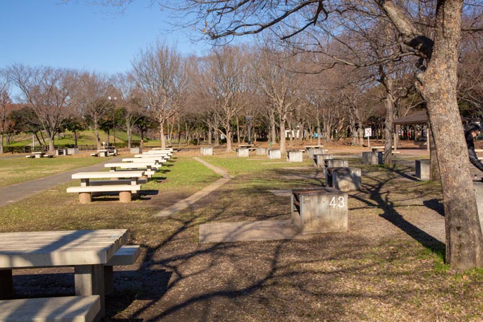 みさと公園 埼玉県三郷市 バーベキュー場 炊飯場 公園へ行こう