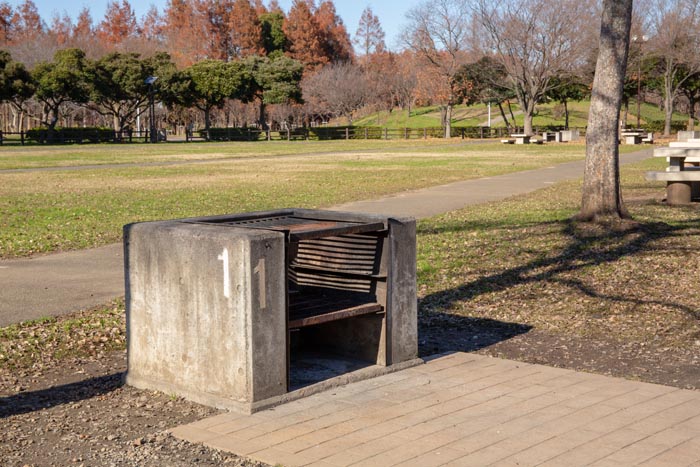 みさと公園 埼玉県三郷市 バーベキュー場 炊飯場 公園へ行こう