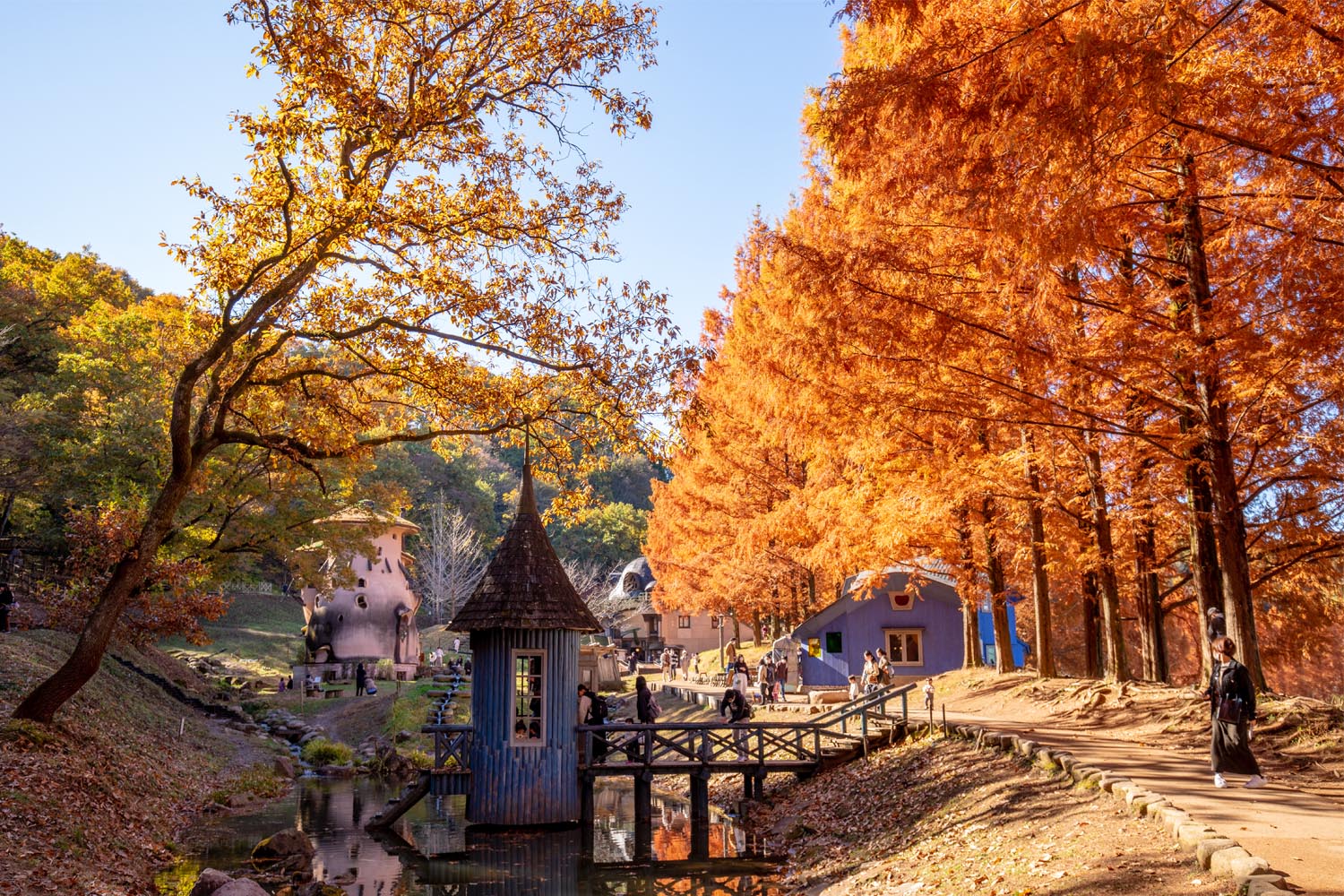 あめんぼ園ページ トーベ・ヤンソンあけぼの子どもの森公園の絶景｜ZEKKEI Japan