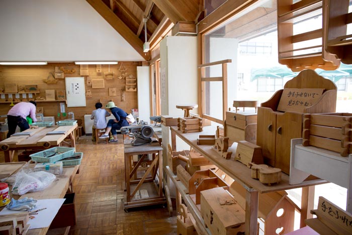 埼玉県農林公園　木材文化館　木工工作室