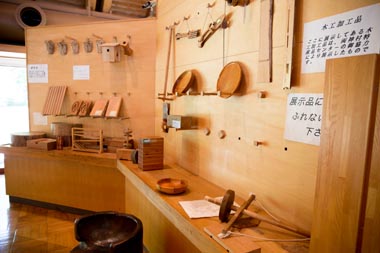埼玉県農林公園　木材文化館　展示室