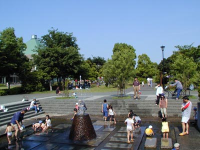 庄和総合公園　水遊び場　1999年の写真