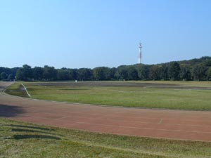 大泉中央公園　陸上競技場　古い写真　2001年の写真
