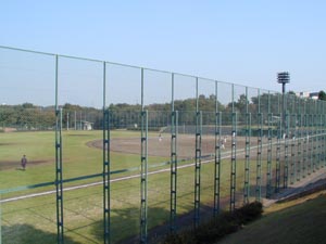 大泉中央公園　野球場　古い写真　2001年の写真