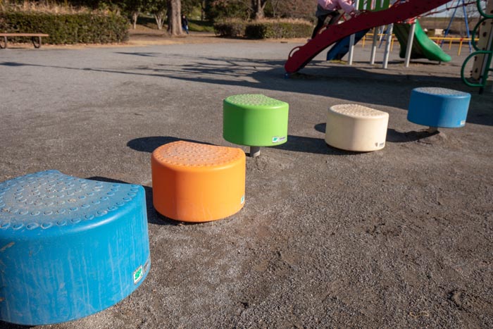 彩湖・道満グリーンパーク　遊戯広場（遊具の広場）に2018年春新装オープンした遊具