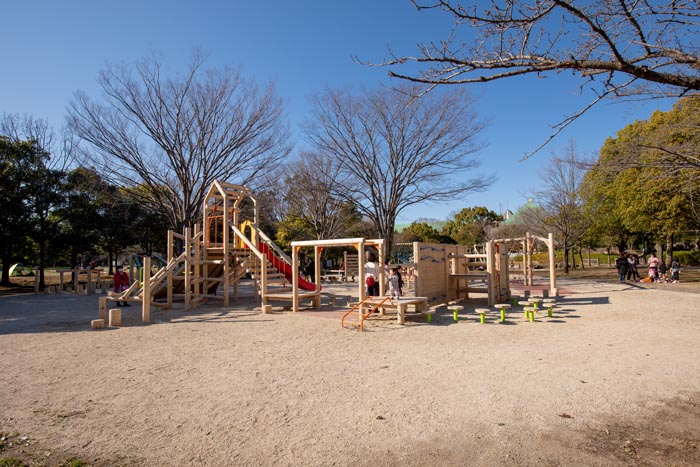 庄和総合公園　木製フィールドアスレチック（2020年2月新装オープン