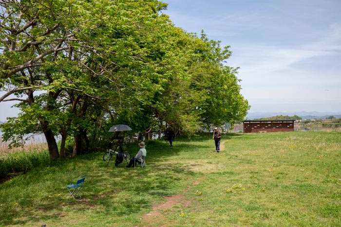 多々良沼公園　自然ふれあいエリア　多目的展望広場　野鳥観察シェルター