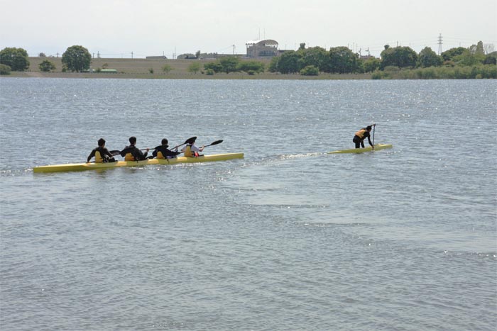 渡良瀬遊水池・谷中湖周辺　盛んなマリンスポーツ